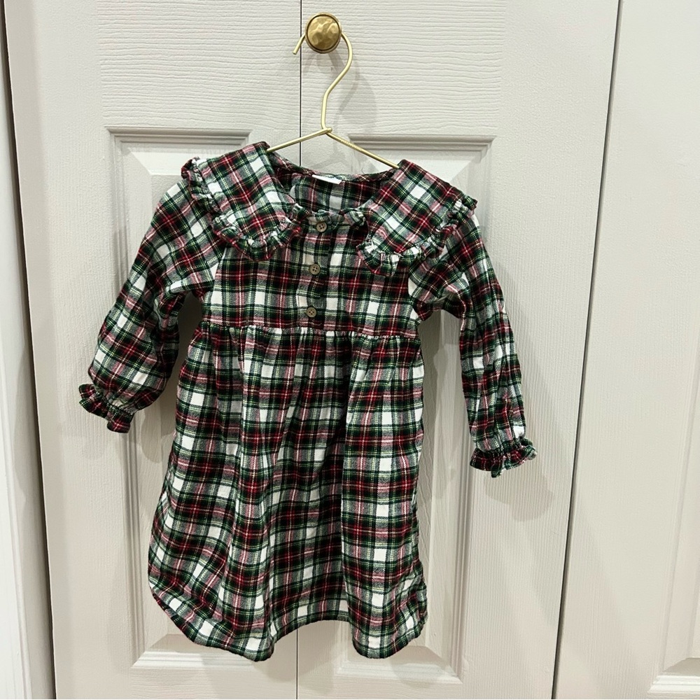 NEXT Baby Plaid Dress 12–18 Months - Picture 2 of 6